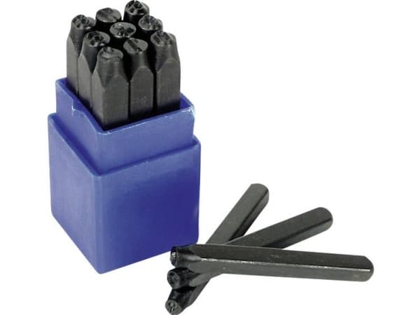 Brüder Mannesmann M 245-10 9-osainen lyömäsoitinlaskentasarja Fontin korkeus: 10 mm