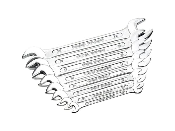 Brüder Mannesmann M 110-08 DIN-nyckelsats 8 stycken 6 - 22 mm DIN 3110