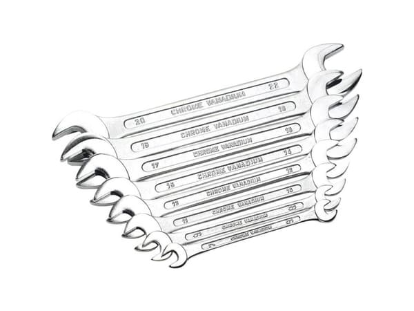 Brüder Mannesmann M 110-08 DIN-nyckelsats 8 stycken 6 - 22 mm DIN 3110