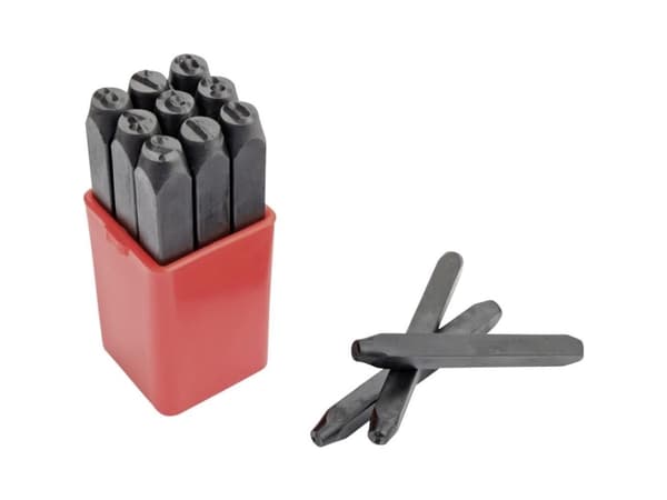 Brüder Mannesmann M 243-Z-3 9-osainen lyömäsoittimien laskentasarja Fontin korkeus: 3 mm