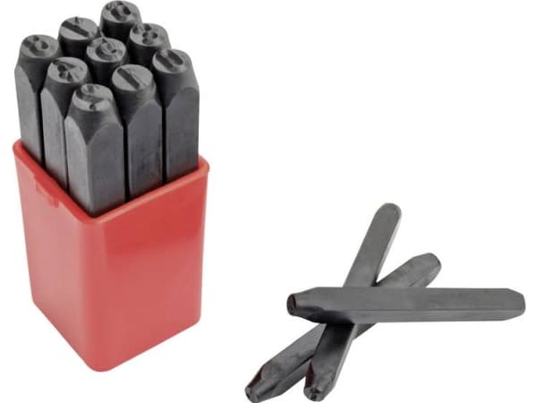 Brüder Mannesmann M 243-Z-3 9-osainen lyömäsoittimien laskentasarja Fontin korkeus: 3 mm
