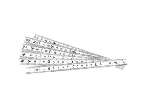 Brüder Mannesmann Zollstock M 810-PVC-2 Målestok 2 m Plastic