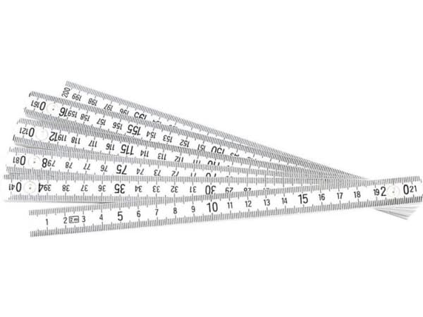 Brüder Mannesmann Zollstock M 810-PVC-2 Målestok 2 m Plastic