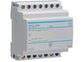 Pikkukuva 1 / 3: Hager ST312, Turvamuuntaja, ensiö 230V, toisio 12 / 24V, 25VA, 70mm leveä, DIN-kiskoon