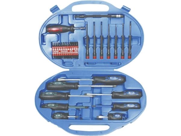 Brüder Mannesmann Workshop Screwdriver Set 42 stycken Phillips, Pozidriv, Unbrako, T-profil