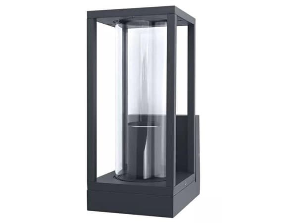 LEDVANCE ENDURA Frame, Väggbelysning för utomhusbruk, Grå, Gjuten aluminium, Glas, IP44, Entré, Fasad, Trädgårdsgång, Terass, I