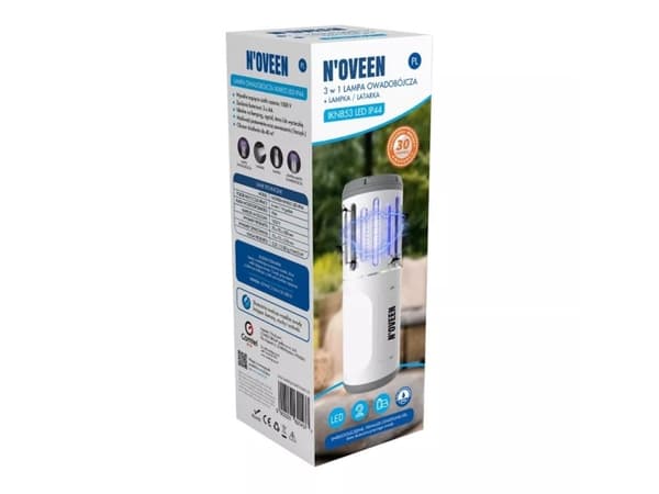 Noveen Noveen Insect killer lamp IKN853 LED IP44 40m2 3xAA