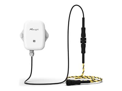 MILESIGHT Milesight Milesight EM300-ZLD LoraWan vyöhyketulva-anturi + lämpötilan ja kosteuden mittaus IP67 Muisti jopa 2800 viimeiselle arvolle