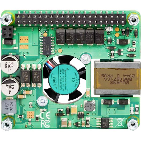 Raspberry Pi® PoE+ Hat Raspberry Pi® 3 B+, Raspberry Pi® 4 B