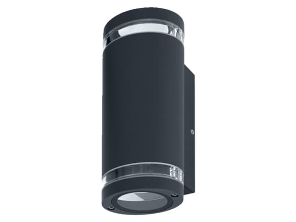 LEDVANCE ENDURA Beam, Väggbelysning för utomhusbruk, Grå, Gjuten aluminium, Glas, IP44, Entré, Fasad, Trädgårdsgång, Terass, I Grå
