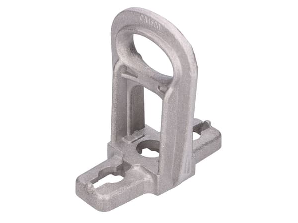 Extralink POLE BRACKET CA1500, Krok med lukket ende, Fast krok, Stål, Kromfarget