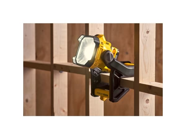 Stanley FATMAX SFMCL030B-XJ, LED, 1 lampor, Svart, Gul, Fristående arbetsbelysning