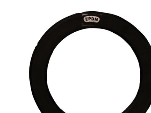 EPDM-GUMMIPACKNING MED STÅLÄNDAR - TYP G-ST DN400 PN10 Ø489X407X7MM.