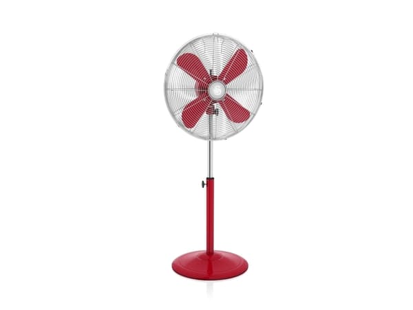 Swan Retro SFA12610RN - Jääkaappituuletin - lattialle seisova - 40,6 cm - punainen