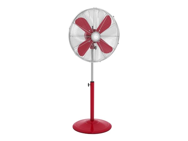 Swan Retro SFA12610RN - Jääkaappituuletin - lattialle seisova - 40,6 cm - punainen