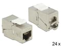 Miniatyrbild 4 av 5: Delock Keystone module - Modulär insättning - CAT 6a - STP - RJ-45 (paket om 24)