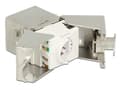 Miniatyrbild 5 av 5: Delock Keystone module - Modulär insättning - CAT 6a - STP - RJ-45 (paket om 24)