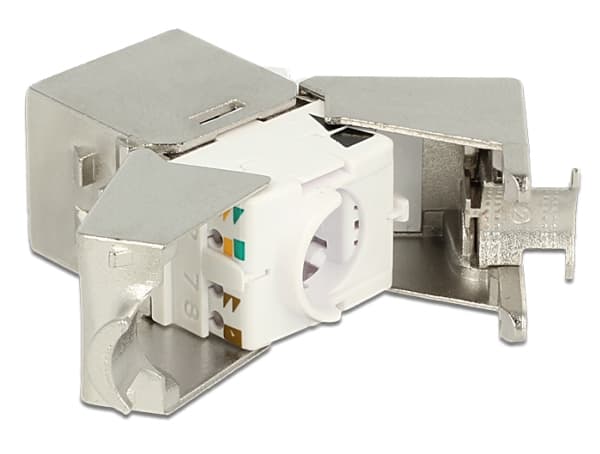 Delock Keystone module - Modulär insättning - CAT 6a - STP - RJ-45 (paket om 24)