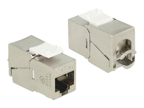 Delock Keystone module - Modulär insättning - CAT 6a - STP - RJ-45 (paket om 24)