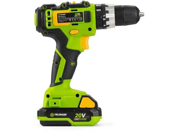 Fieldmann FDUV 70115-A, Boremaskin med pistolgrep, Nøkkelløs, 1300 RPM, 35 Nm, Batteri, Lithium-Ion (Li-Ion)