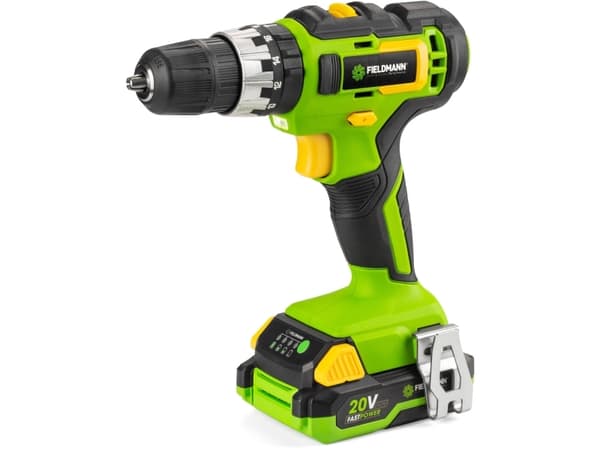 Fieldmann FDUV 70115-A, Boremaskin med pistolgrep, Nøkkelløs, 1300 RPM, 35 Nm, Batteri, Lithium-Ion (Li-Ion)