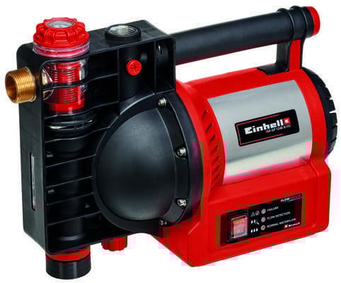 Einhell GE-GP 1246 N FS, 1200 W, AC, 5 bar, 4600 l/h, Musta, Punainen