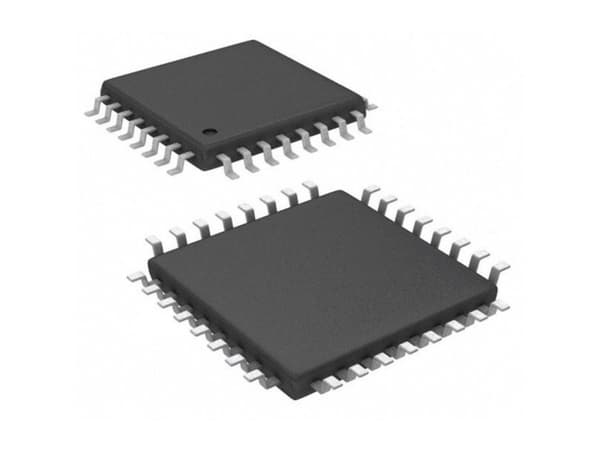 Microchip Technology ATMEGA48-20AU Sulautettu mikrokontrolleri TQFP-32 (7x7) 8-bittinen 20 MHz Antal I/O 23