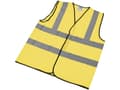 Miniatyrbilde 1 av 3: AVIT AV13100 Advarselsvest Størrelse: XL Gul
