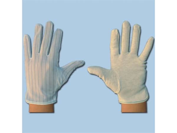 BJZ C-199-2814-S, Eristyskäsineet, Valkoinen, S, Aikuinen, Unisex, Staattisen purkauksen (ESD) suoja