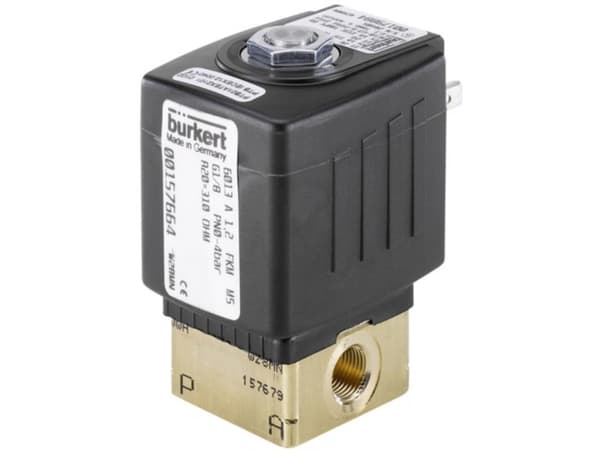 Bürkert Direkte styret ventil 136023 6013 24 V/DC G 3/8 muffe Nominel dimension 3 mm 1 stk