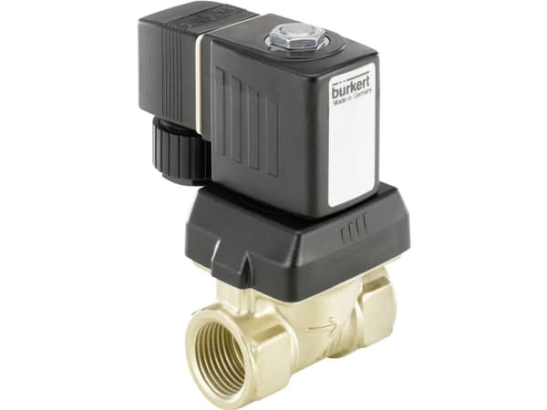 Bürkert 221674 Servostyret ventil 24 V/DC G 1/4 pistorasia Kotelon materiaali ruostumaton teräs (arvo.1391400) Kiinnitystarvikkeet materiaali NBR