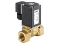 Pikkukuva 1 / 4: Bürkert 87203 2/2-vejs Direkte styret ventil 230 V/AC G 1 1/4 muffe Kabinetmateriale Messing (value.1391473) Forseglingsmateriale FKM