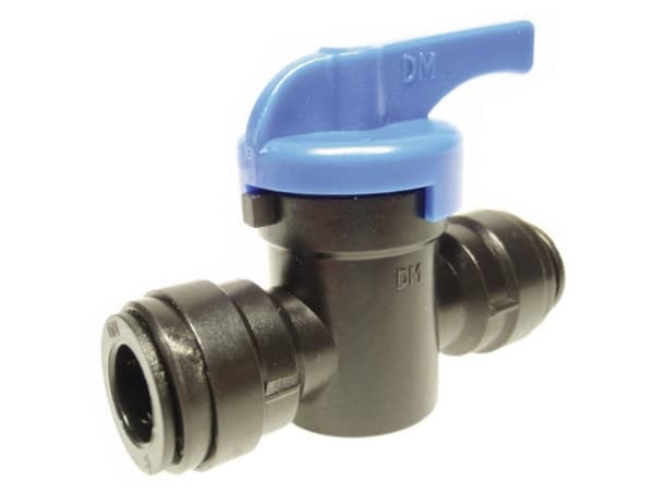 HAND VALVE UNION 8 X 8MM POM