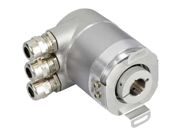 Posital Fraba Absolut Drejefølere 1 stk OCD-CAA1B-1416-B060-H3P Optisk Blindhul-hulaksel 58 mm
