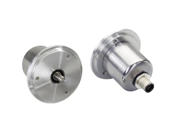 Absolut Drejefølere 1 stk Posital Fraba UCD-S101B-0012-NA10-PAQ Magnetisk Synkronflange 58 mm