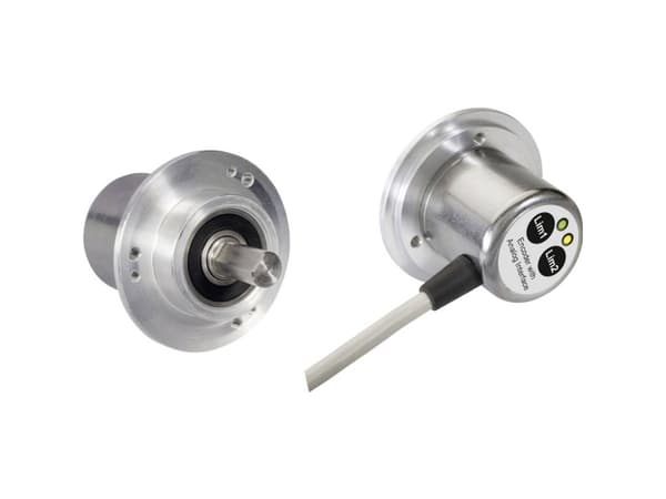 Posital Fraba Absoluta roterande sensorer 1 st UCD-S401B-0012-M10A-2RW Magnetisk klämfläns 58 mm