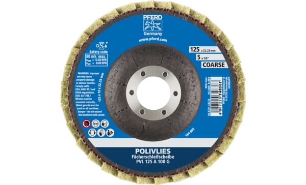 PFERD 44694111, 12200 rpm, 12,5 cm, 18 mm, 100 g, 5 st