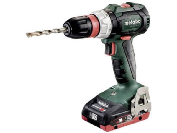 Metabo BS 18 LT BL Q - Drill/driver - trådløs - 2 hastigheter - nøkkelfri borhylse 13 mm - 75 N·m - 2 batterier - 18 V