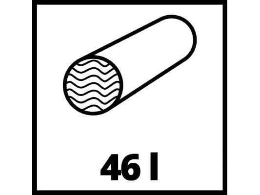 Einhell GC-GR 57, Manuell gressklipper, 57 cm, 32 cm, 10,5 kg, Sort, Rød