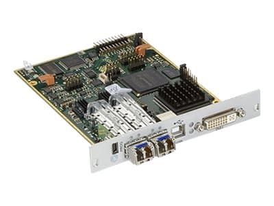 MODULAARINEN VGA/DVI &amp; USB HID TX-KORTTI W/REDUNDANTTI KUITULINKKI