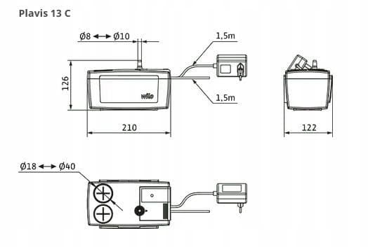 Wilo kondensatpump WILO-PLAVIS 013-C-2G