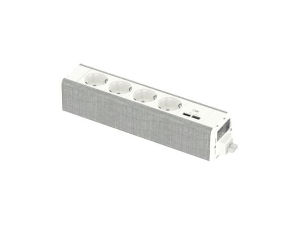 SCHNEIDER ELECTRIC UNICA SYSTEM+ MOD.YKSIKK� 4XSCHUKO+USBA/C VALK/HARM