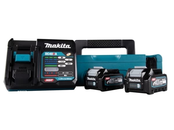 Makita DC40RA - Virtalähdesarja - akkulaturi + akku 2 x - Li-Ion - 2,5 Ah