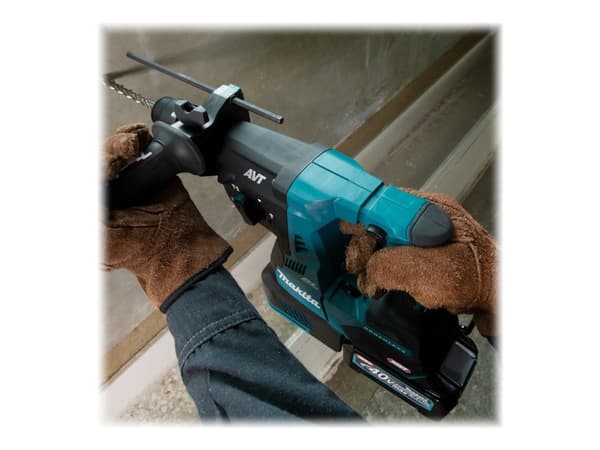 Makita HR004GZ - Pyörivä vasara - akkukäyttöinen - 3 toimintatilaa - SDS-plus - 2,9 Joule - ei akkua - 40 V - SOLO