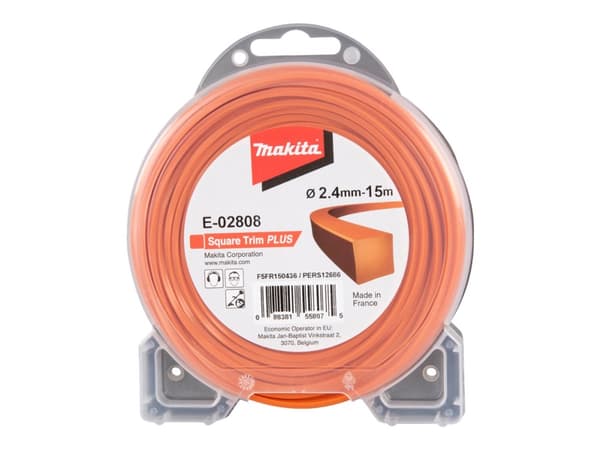 Makita - Kuttelinje - 2,4 mm - lengde: 15 m