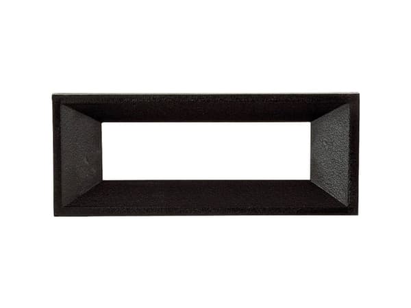 Strapubox AR 4 A Frontramme Sort Passer til: LC-display 4-cifret Plastic