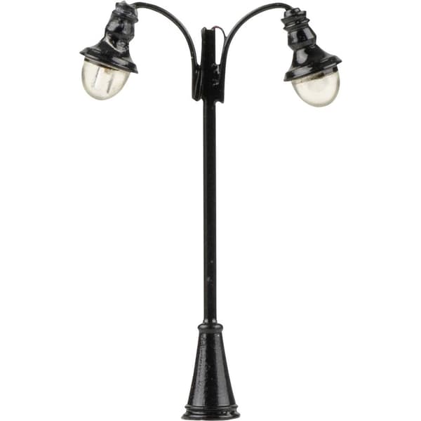 Faller N Parklampa dubbel Färdig modell 272226 1 st