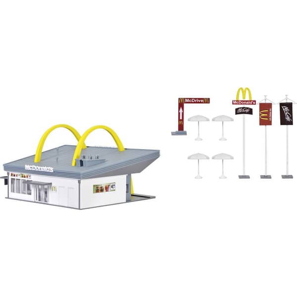 McDonald's snabbmatsrestaurang H0 Vollmer 43634