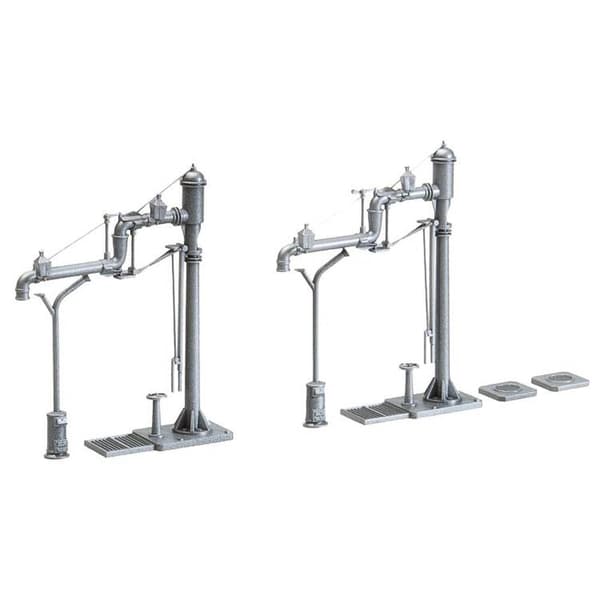 Faller 120137 H0 Led-vattenkranar 2-pack Grå