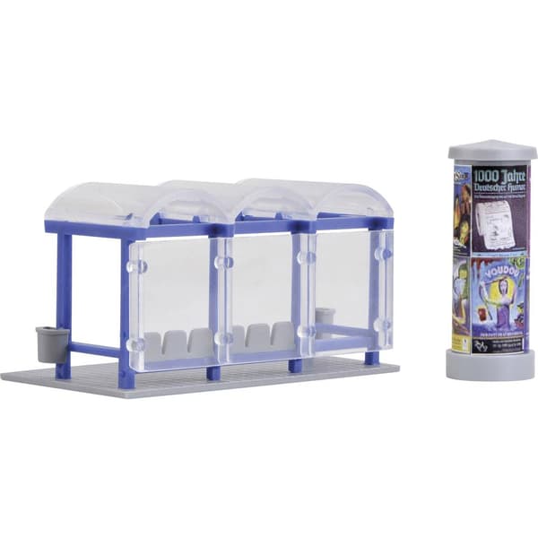 Deko-set busshållplats H0 Kibri 38142